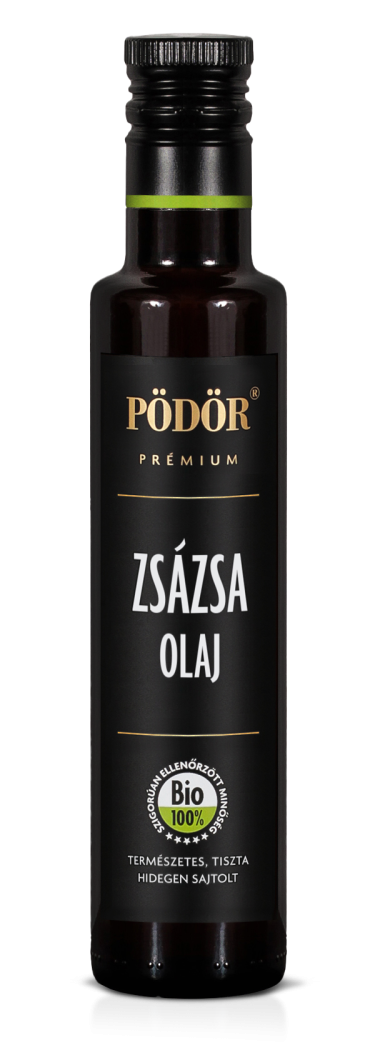 Bio zsázsamagolaj - hidegen sajtolt 
