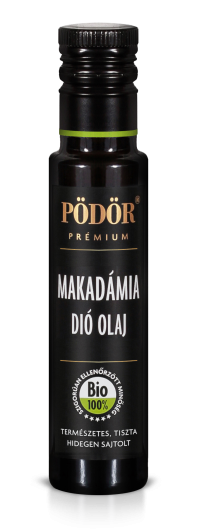 Bio makadámia dió olaj - hidegen sajtolt Bio makadámia dió olaj - hidegen sajtolt