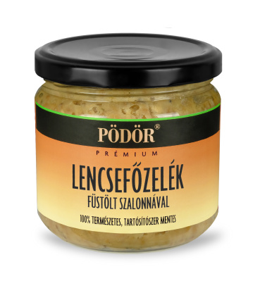 Lencsefőzelék füstölt sonkával Lencsefőzelék füstölt sonkával