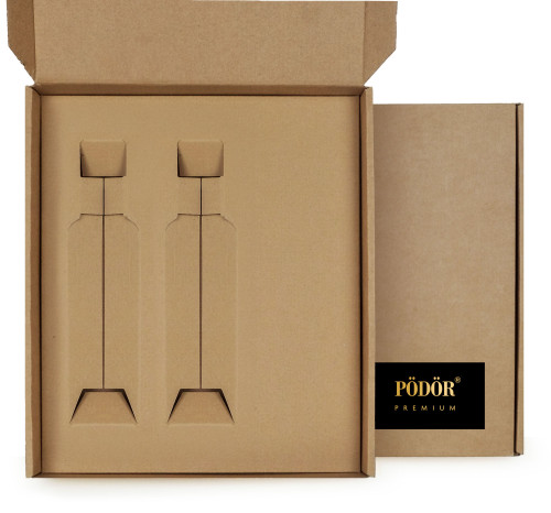 Ajándékdoboz natúr papír - 100 ml / 2 üveges (üres) Ajándékdoboz natúr papír - 100 ml / 2 üveges (üres)