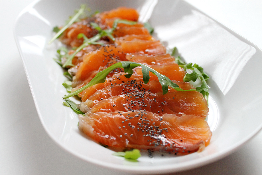 Gravlax recept mákolajjal