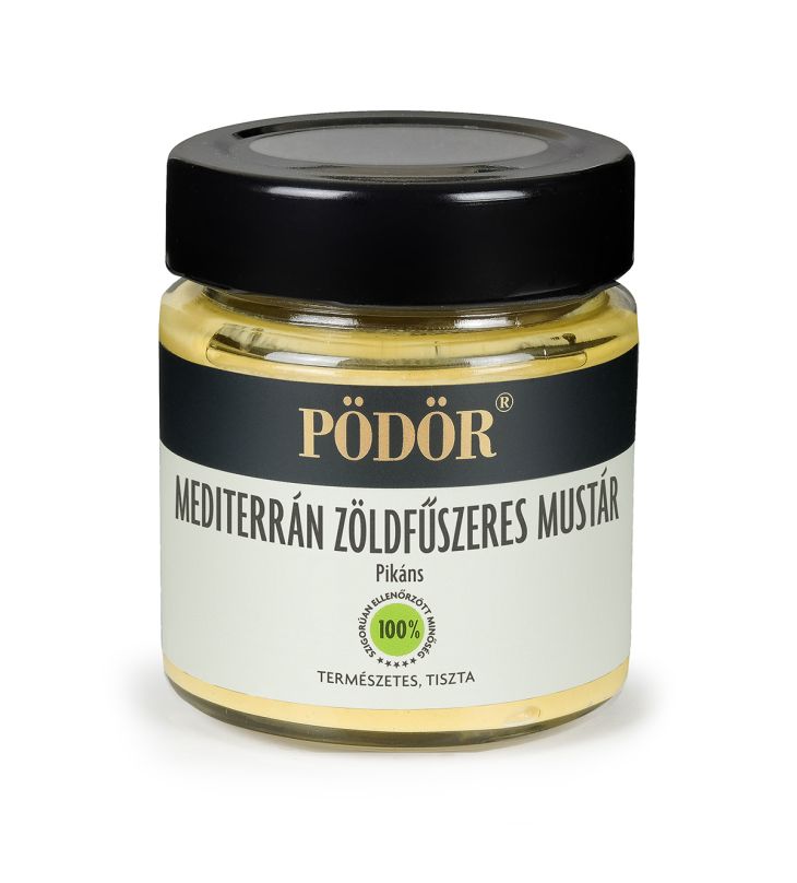 Mediterrán zöldfűszeres mustár