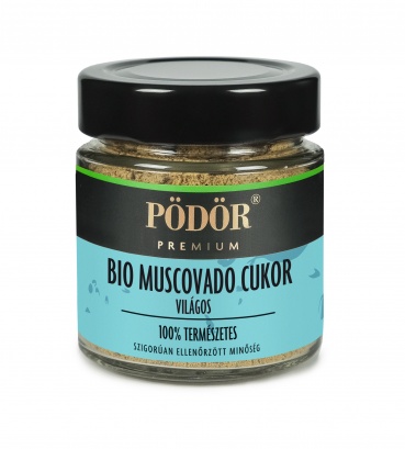 Bio muscovado cukor - világos