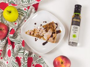 Almás pite alma balsamico cremával