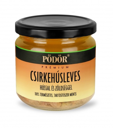 Csirkehúsleves hússal és zöldséggel_1