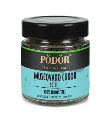 Muscovado cukor - sötét