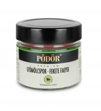 Bio gyümölcspor - fekete faeper
