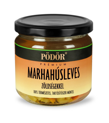 Marhahúsleves zöldségekkel