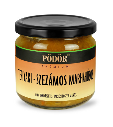 Teriyaki - szezámos marhahúsos