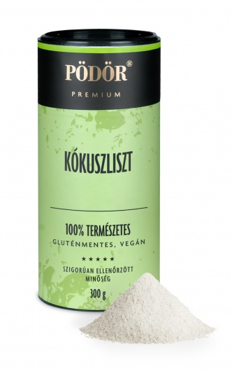 Kókuszliszt, részlegesen olajtalanított