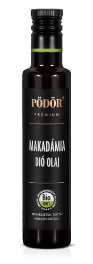 Bio makadámia dió olaj - hidegen sajtolt Bio makadámia dió olaj - hidegen sajtolt
