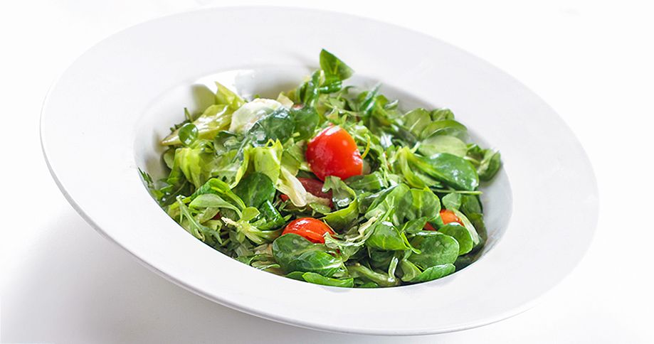 Zöldsaláta narancsos vinaigrettel recept